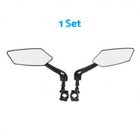 Bicycle Handlebar Rearview Mirrors Rectangle Back Mirror Suitable For Bike & Cycle