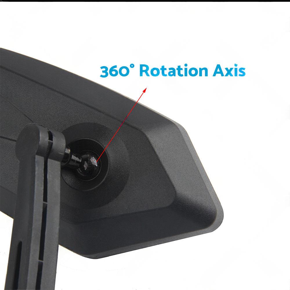 Bicycle Handlebar Rearview Mirrors Rectangle Back Mirror Suitable For Bike & Cycle