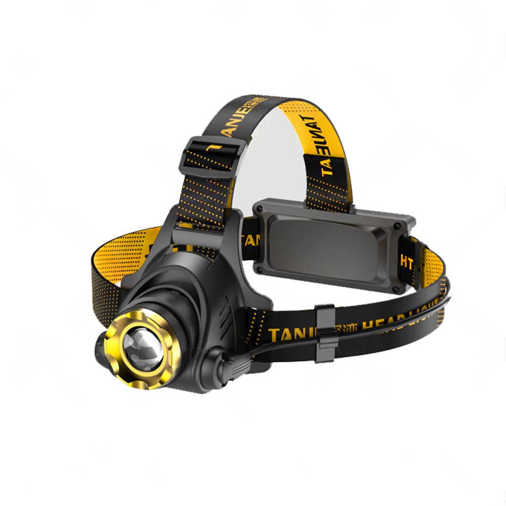 USB-Rechargeable LED Headlamp Flashlight Torch Suitable For Outdoor and Camping, 12,000,000lm