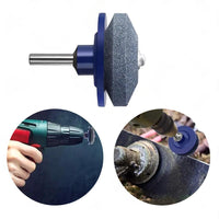 Lawn Mower Blade Sharpener Rotary Stone Grindstone Sharpening Drill Tool