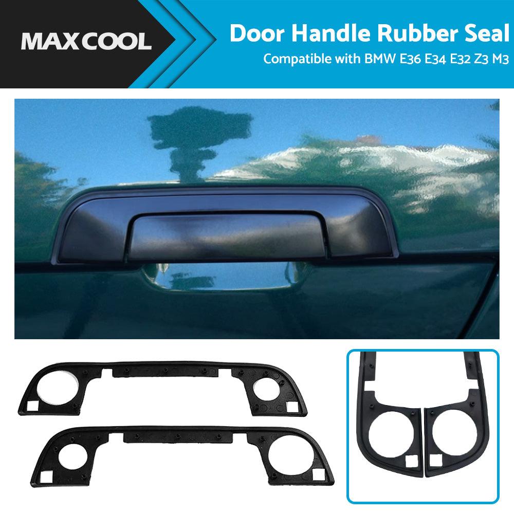 2PCS Exterior Door Handle Rubber Seals Set Suitable for BMW E36 E34 E32 Z3 M3