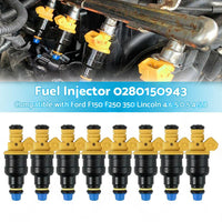 Fuel Injector 0280150943 Suitable For Ford F150 F250 350 Lincoln 4. 6 5. 0 5. 4 5. 8