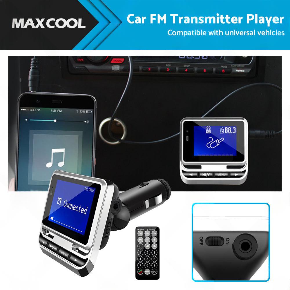 Handsfree Wireless Bluetooth-compatible Car FM Transmitter MP3 Player USB Charge
