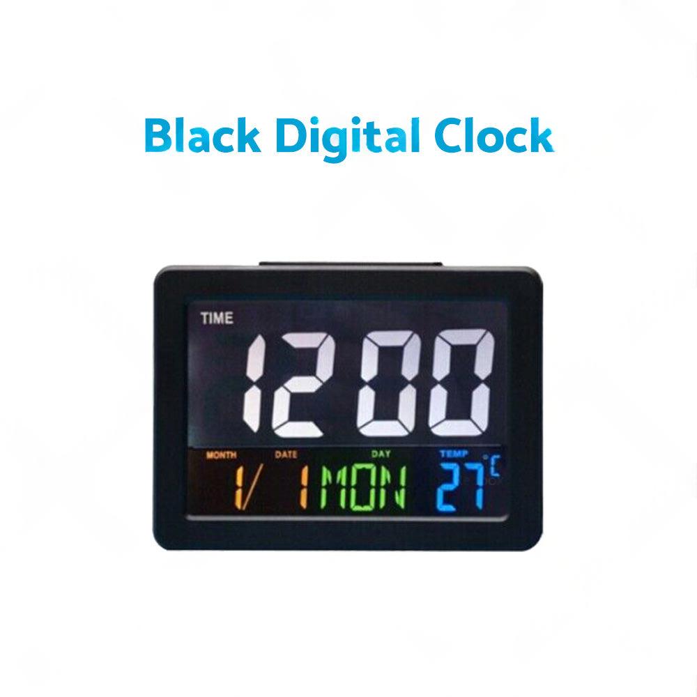 Digital Home Large Big Jumbo LED Wall Desk Clock With Calendar Temperature AU