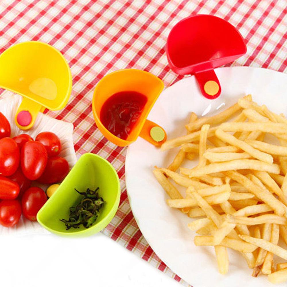 12 Pack Plastic Dip Clip Bowl Plate Holder Plate Clip Holders Dish Chip