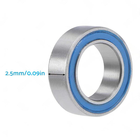 1/10x 5x8x2. 5mm Bearings PTFE Rubber Seals RC 2728 4606 5114 1213 B020 MR85-2RS