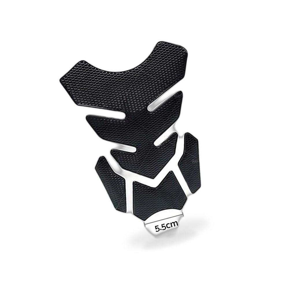 Wide Pure Black Motorcycle Gas Tank Pad Protector Decal Suitable for Suzuki