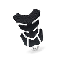 Wide Pure Black Motorcycle Gas Tank Pad Protector Decal Suitable for Suzuki
