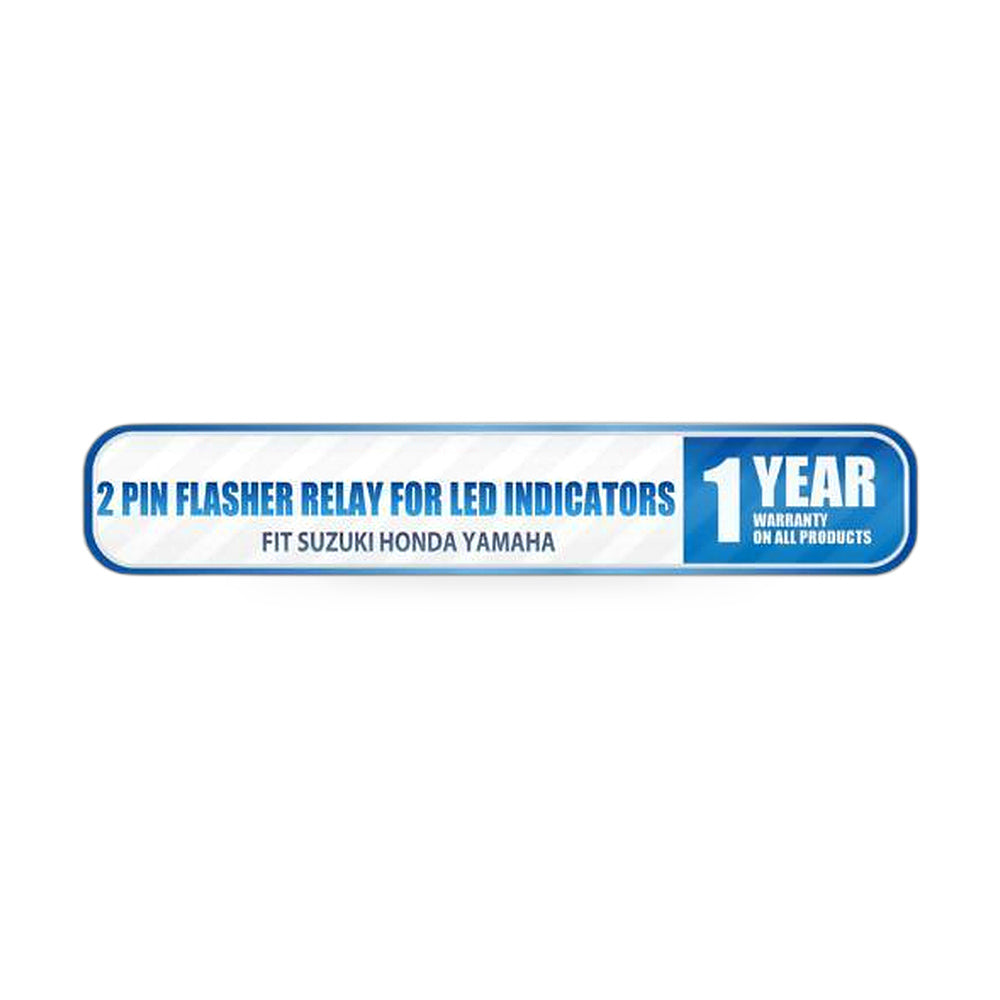 2-Pin LED Flasher Relay Suitable for Honda Motorcycles