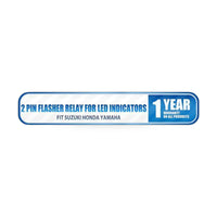 2-Pin LED Flasher Relay Suitable for Honda Motorcycles