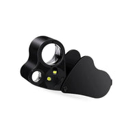 60x30mm Pocket Jeweller Eye Loupe Magnifier With LED Light Suitable for Jewelry