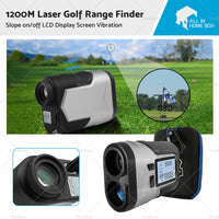 1200M Laser Golf Range Finder Slope on or off LCD Display Screen Vibration