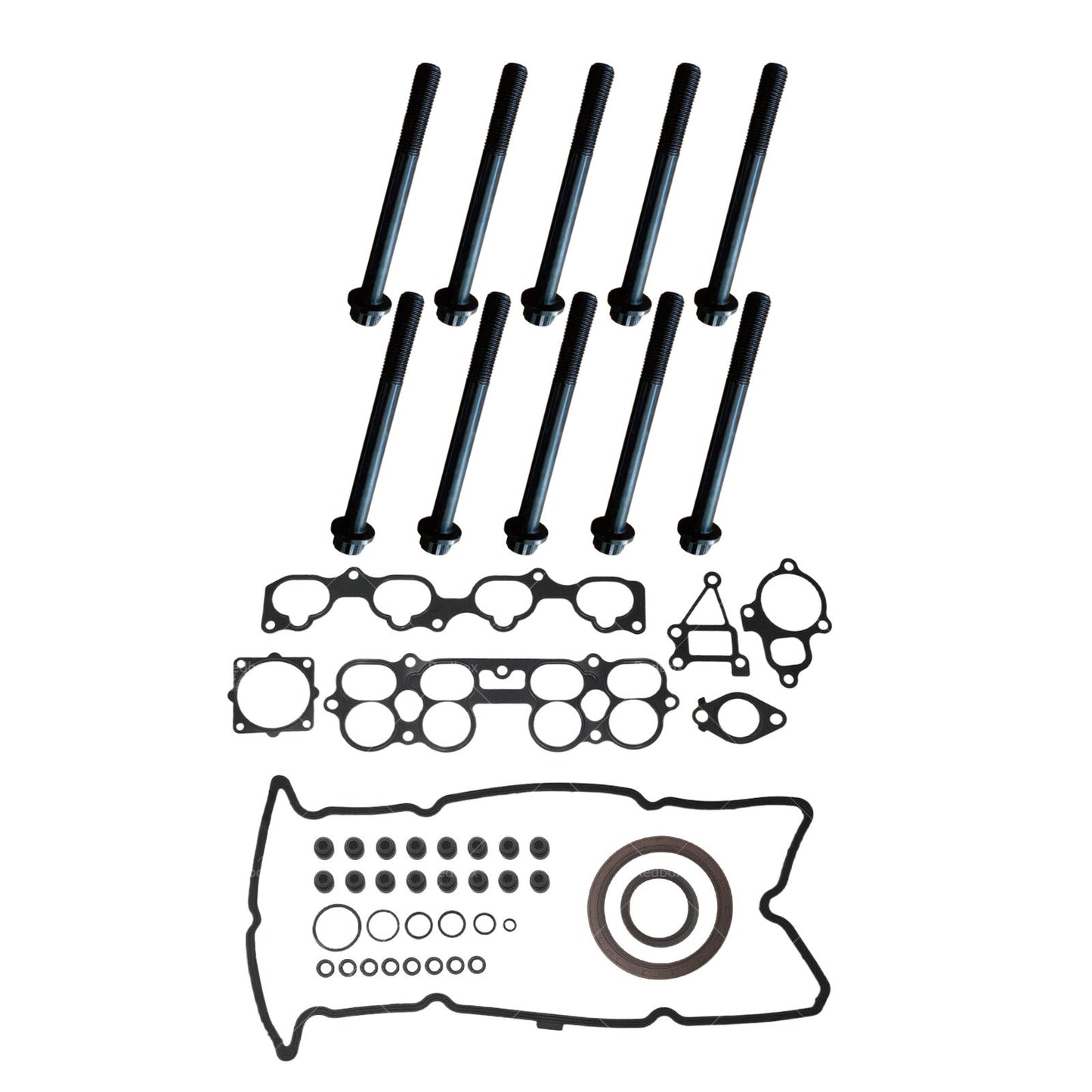 VRS Head Gasket Kit & Bolt Set Suitable For Nissan X-Trail T30 2.5L QR25DE 2001-2007