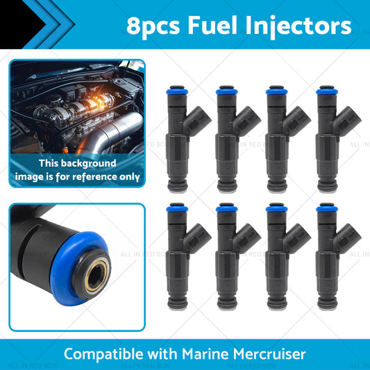 8X Fuel Injectors Suitable for Marine Mercruiser V8 MPI 5. 7 4. 3 5. 0 350 Mag