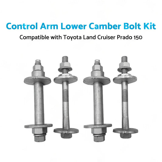 4x Control Arm Lower Camber Bolt Kit Suitable for Toyota Land Cruiser Prado 150