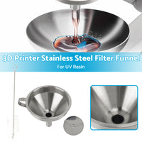 3D Printer Stainless Steel Filter Funnel Resin Filter Cup for UV Resin