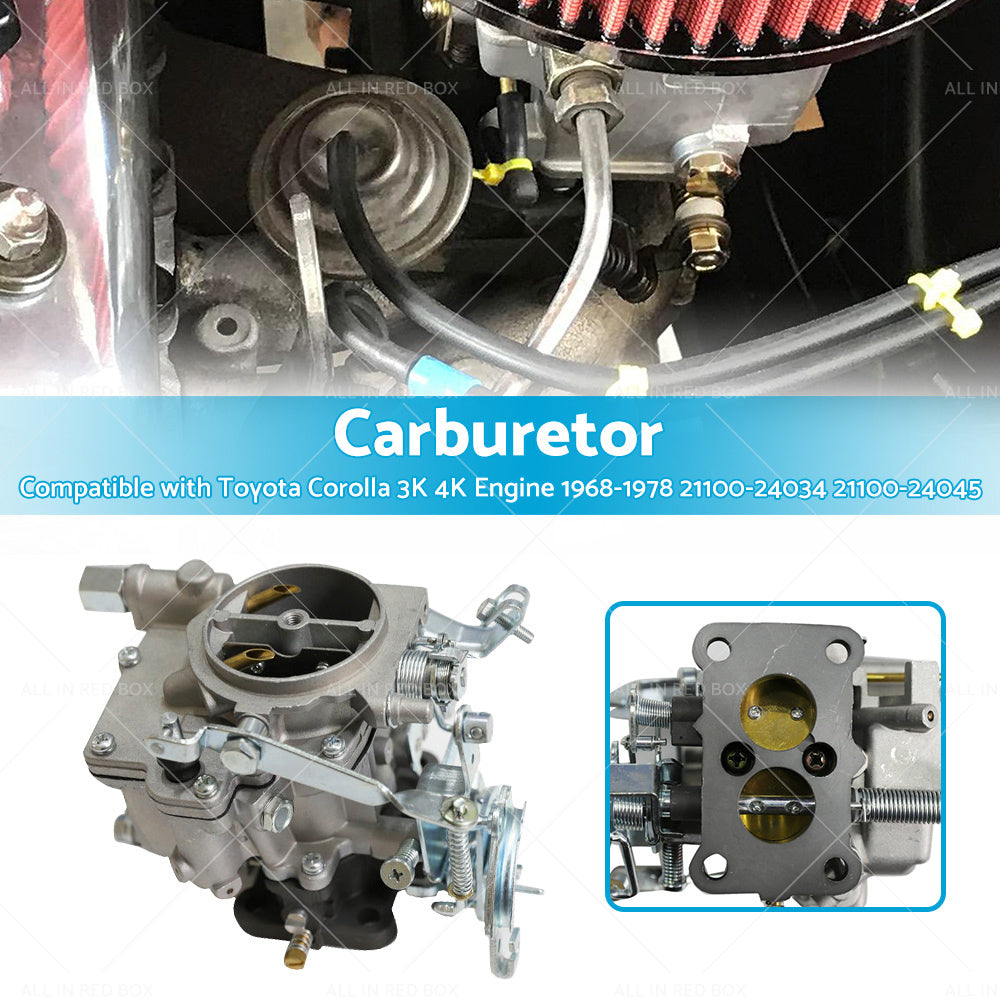 Carburetor Suitable For Toyota Corolla 3K 4K Engine 1968-1978 21100-24034 -24035