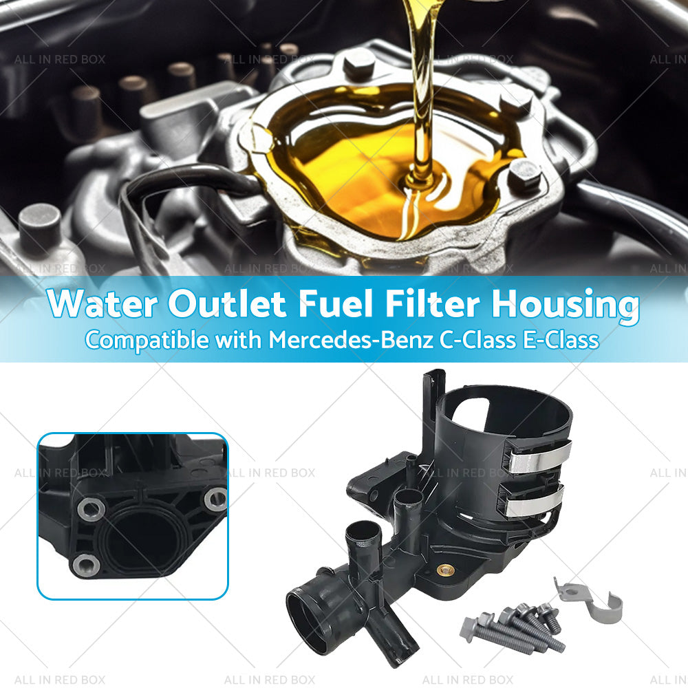 Water Outlet Fuel Filter Housing Suitable For Mercedes-Benz E C Class 6512006000