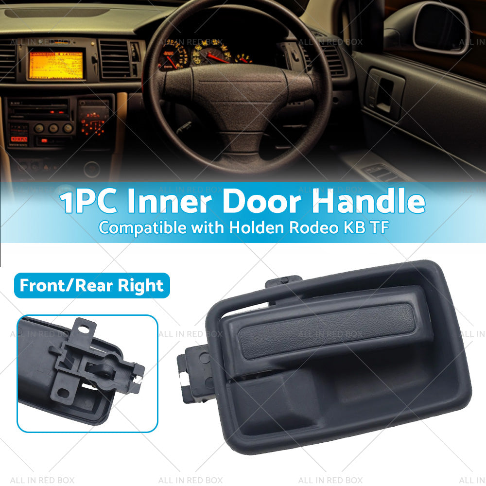 Black Right Hand Inner Door Handle w  Case Suitable For Holden Rodeo KB TF 81-03