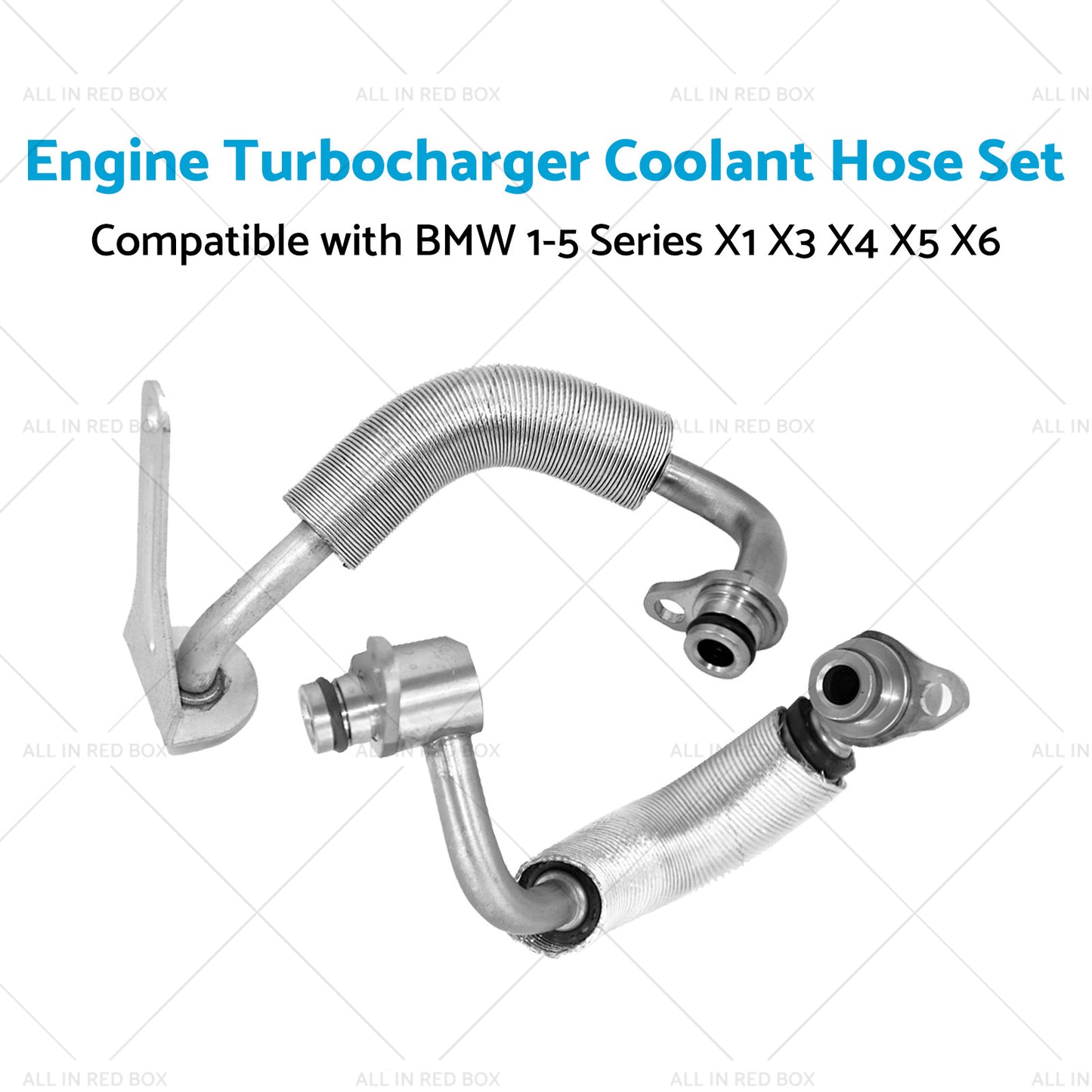 Engine Turbocharger Coolant Hose Set Suitable for BMW 1-5 Series X1 X3 X4 X5 X6