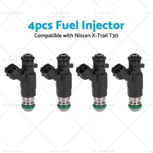 4PCS Fuel Injector Suitable for Nissan X-Trail T30 QR25 2.5L 4 CYL 2001-2005