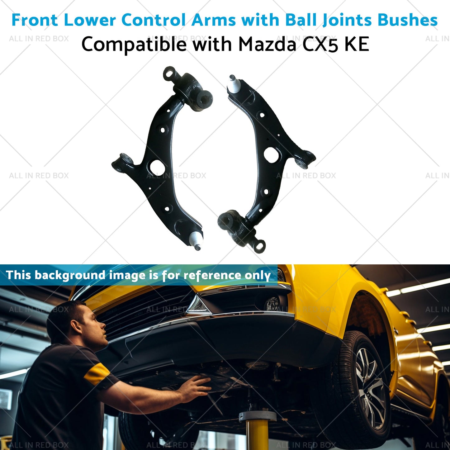 Front Lower Control Arms with Ball Joints Bushes Suitable for Mazda CX5 KE 12-17