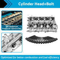 Cylinder Head+Bolt Suitable For Mitsubishi Triton Pajero Sport 4N15 2.4L Diesel