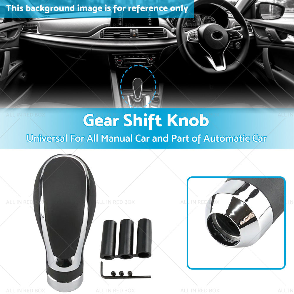 Universal Leather Automatic Auto Car Gear Stick Shift Knob Shifter Lever Cover