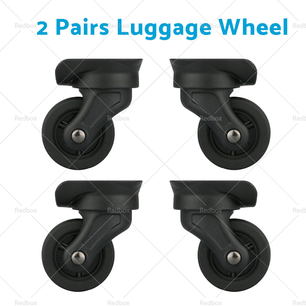 1/2 Pair Replacement Luggage Suitcase Spare Swivel Wheel 360° Spinner W193 Black