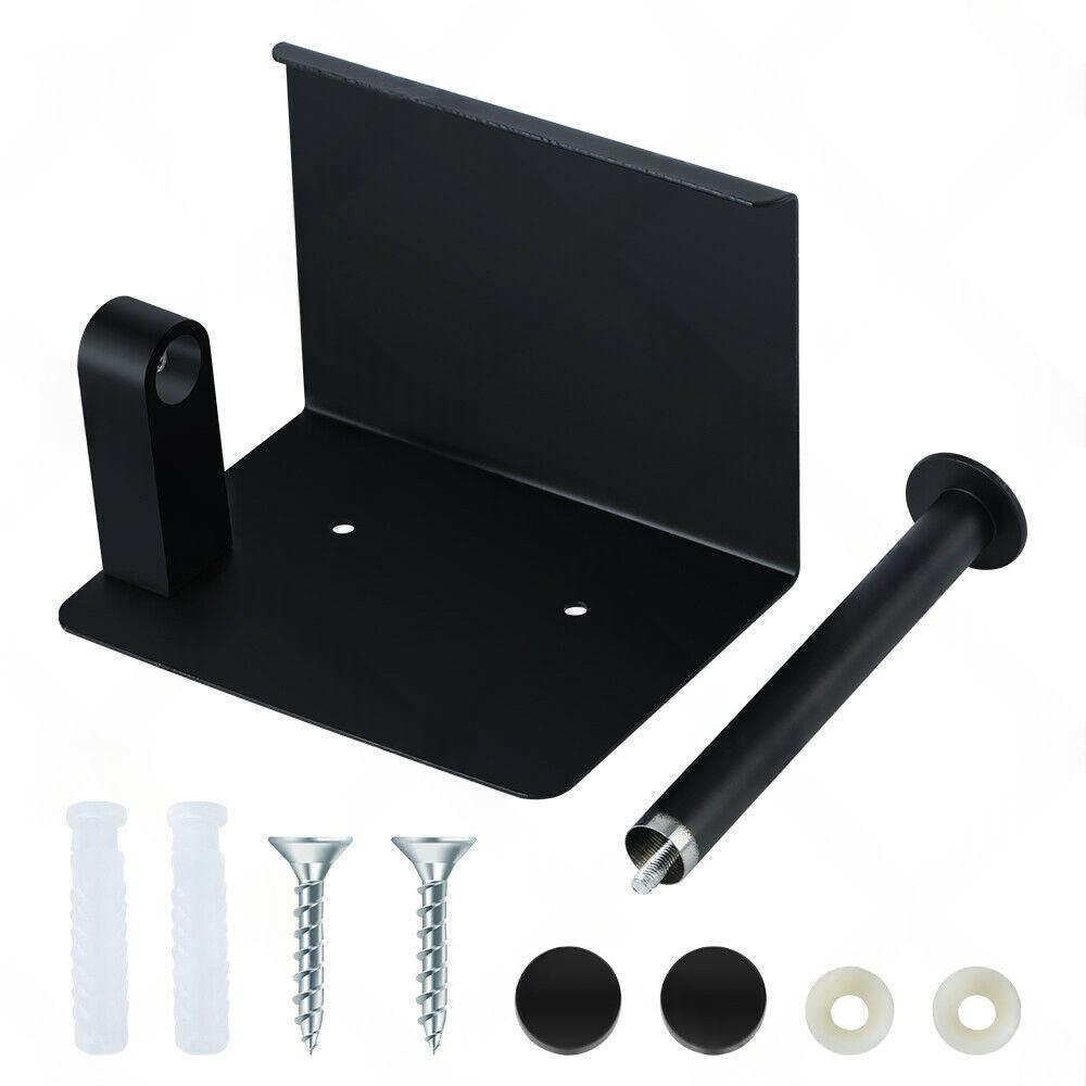 2x Stainless Steel Toilet Paper Roll Holder With Storage Hook & Phone Shelf for Bathroom