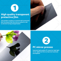Gloss Black Pillar Posts Door Trim Cover Suitable For Toyota RAV4 2019-2024