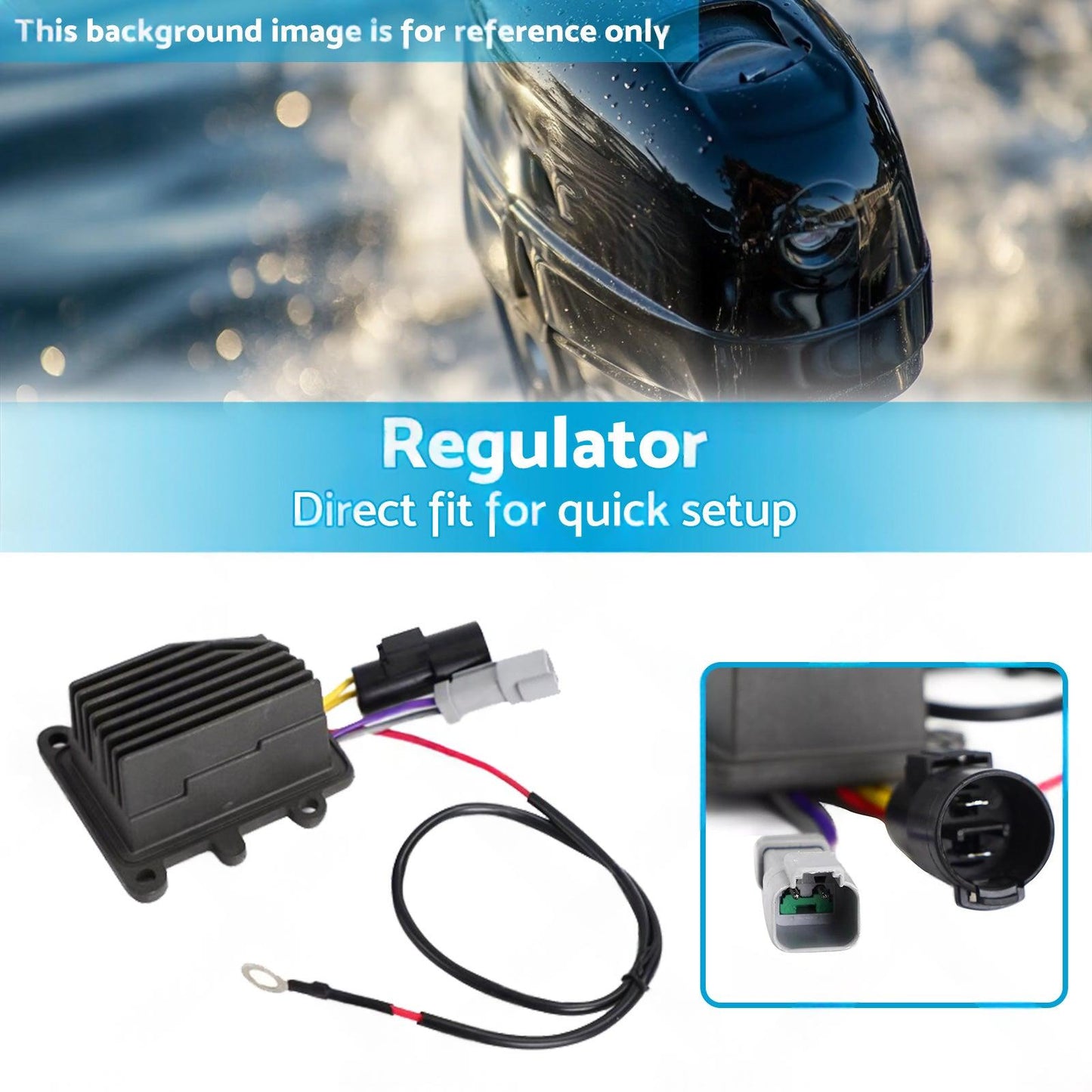 Regulator Suitable For Johnson Evinrude 90 hp 96-98 100 hp 98-01 Outboard 586075