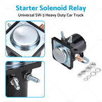 SW-3 H D Car Truck Starter Solenoid Relay 4 Terminal Suitable For Ford 12V