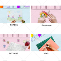 Silicone Art MAT Resin Casting Non Stick Creator Crafts Painting Clay and Play