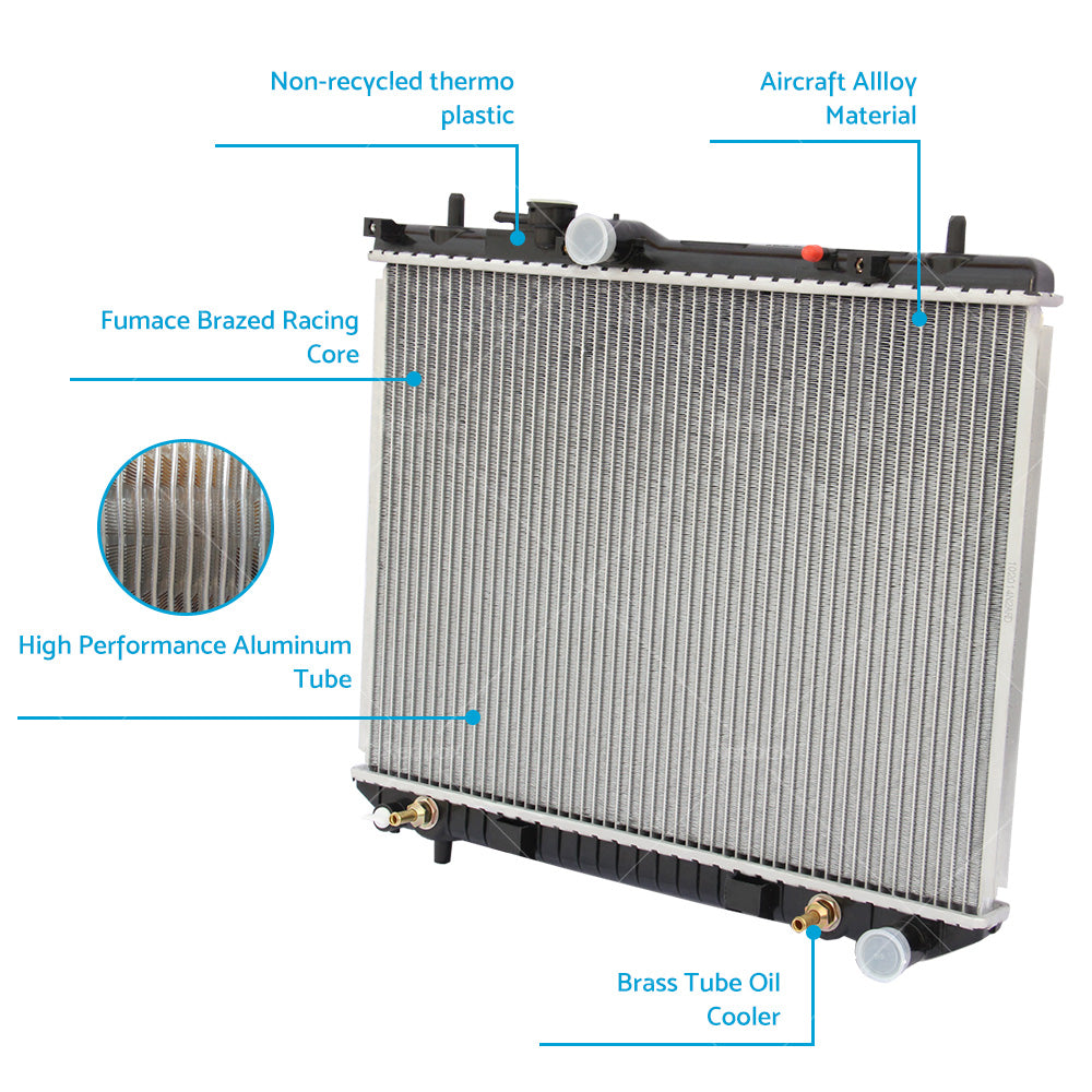 Radiator Suitable For DAIHATSU TERIOS J100 RG 1. 3L 4Cyl Auto  and  Manual 1997-2005