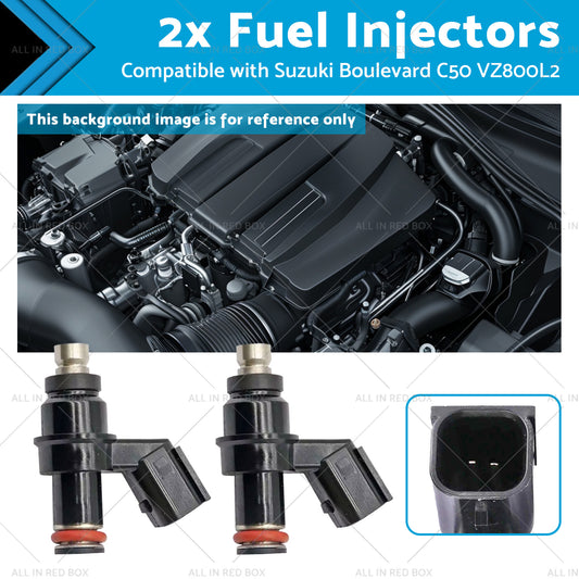 2x Fuel Injectors Suitable for Suzuki Boulevard C50 VZ800L2 2012 15710-26GA0