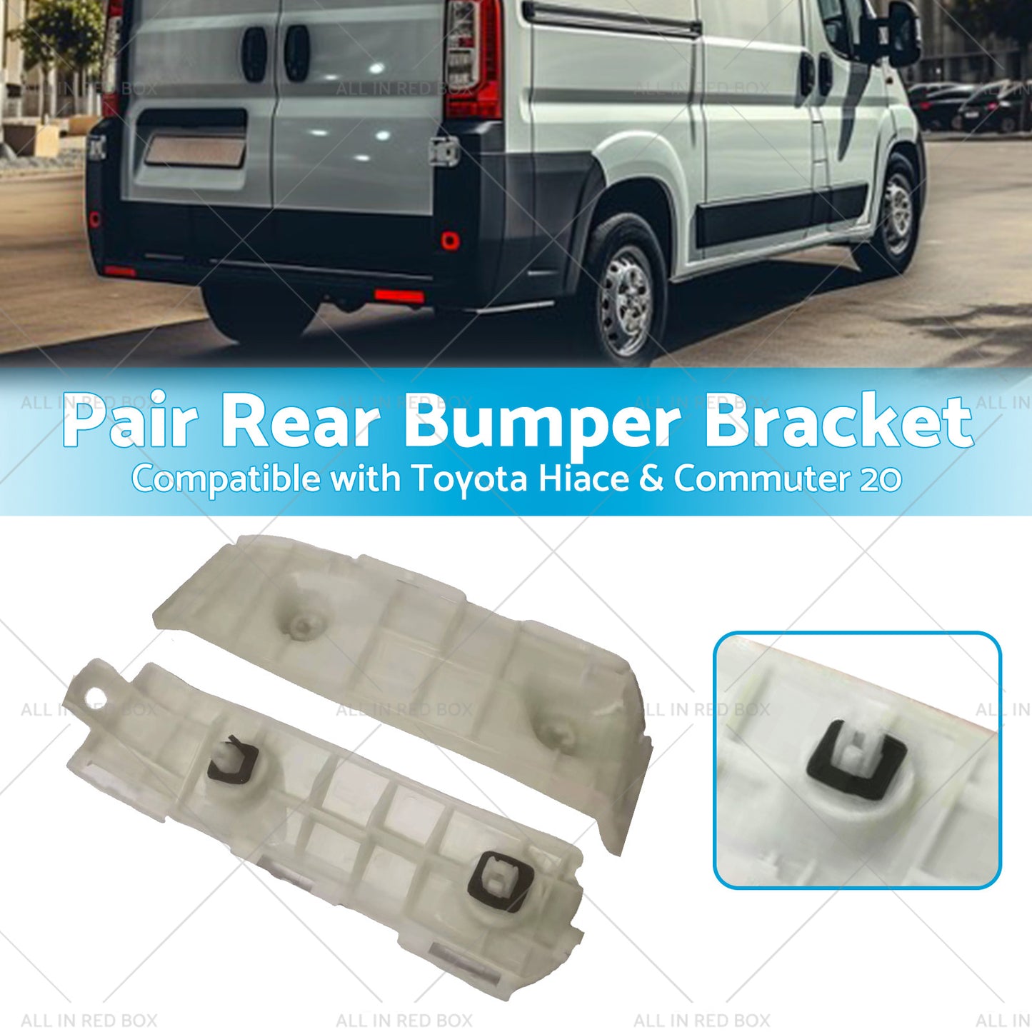 Left Hand Right Hand Rear Bumper Bracket Suitable For Toyota Hiace Commuter05-19