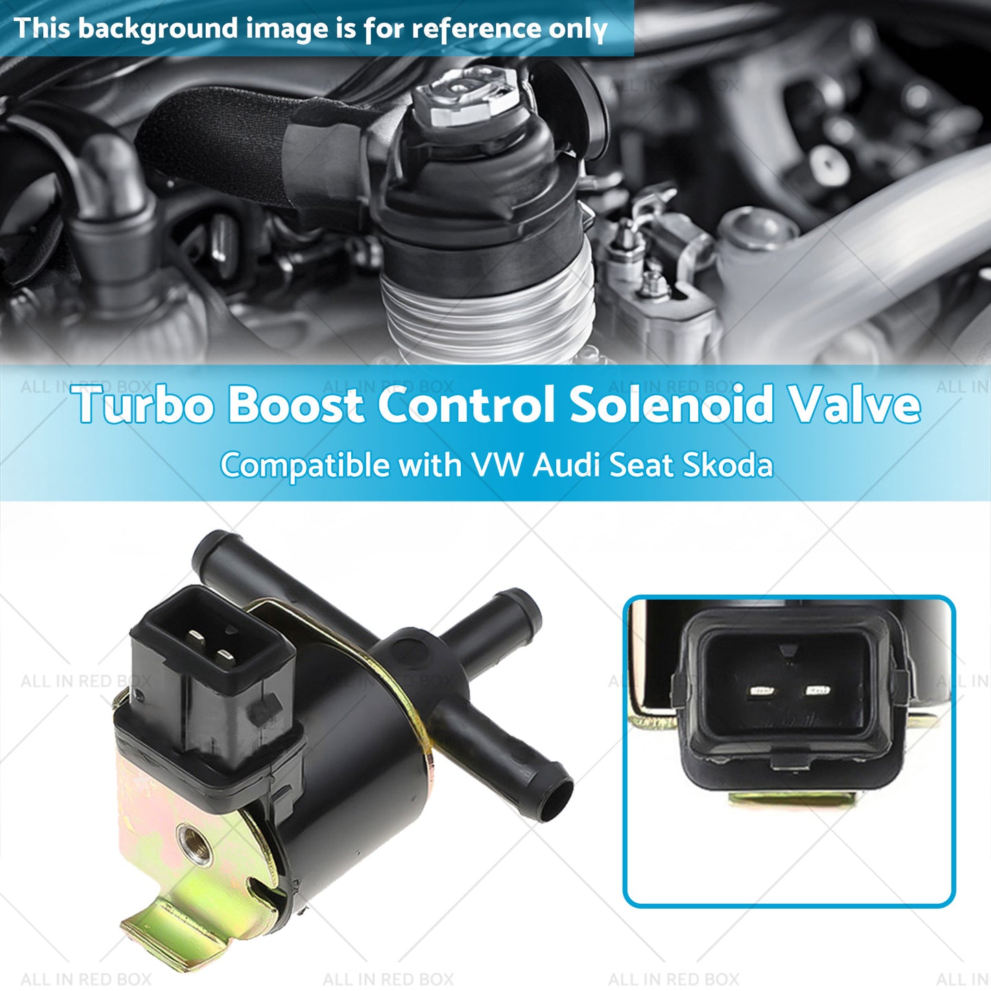 Turbo Boost Control Solenoid Valve Suitable for VW Audi Seat Skoda 058906283C