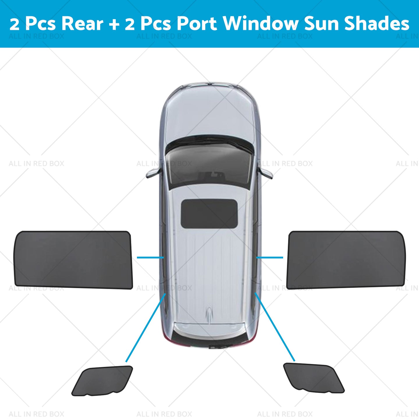 {{ Front Rear Port Window Magnetic Sun Shade Suitable for Kia Carnival KA4 20-23 }} - Buy Car Parts Online at {{ Kaka Auto Parts }}.