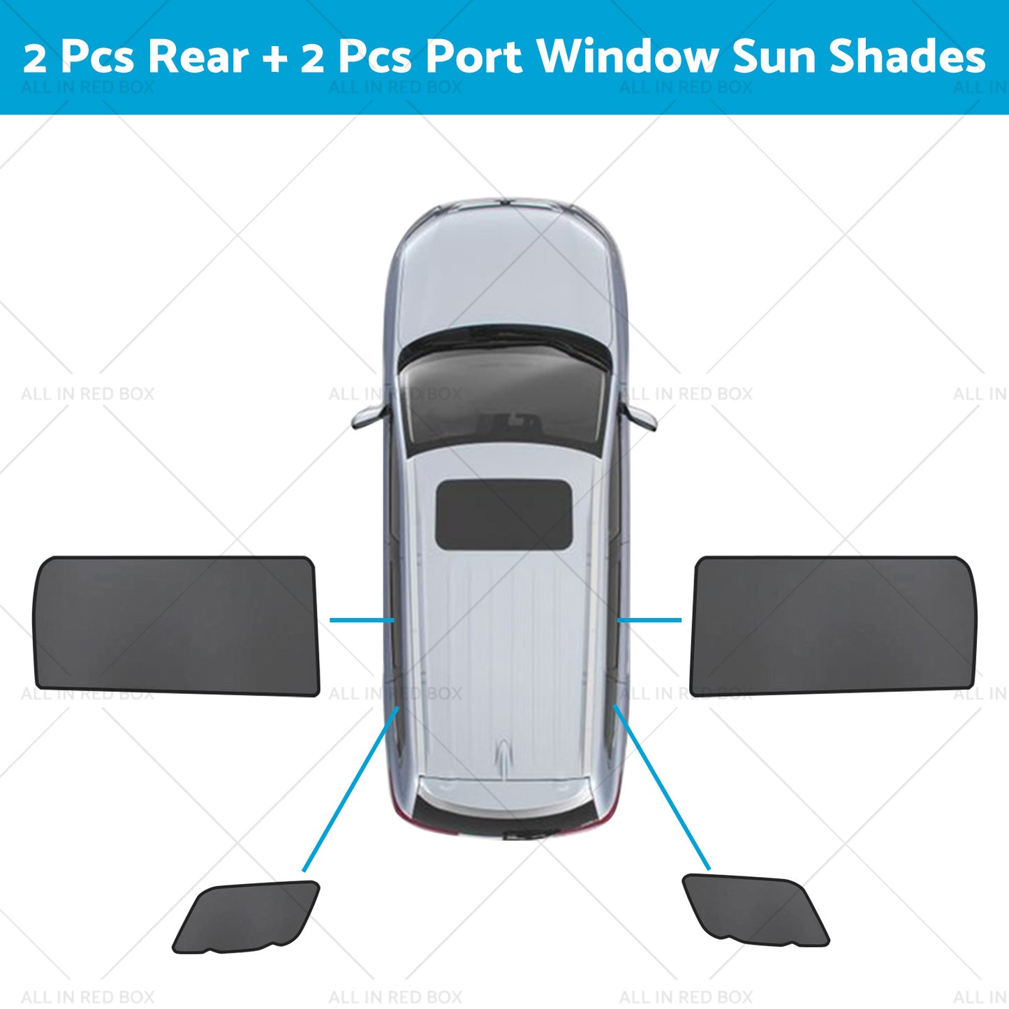 {{ Front Rear Port Window Magnetic Sun Shade Suitable for Kia Carnival KA4 20-23 }} - Buy Car Parts Online at {{ Kaka Auto Parts }}.
