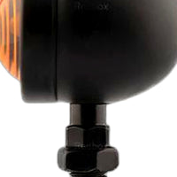 4x Black Motorcycle Amber Bullet Indicators Suitable for Universal Motorcycles