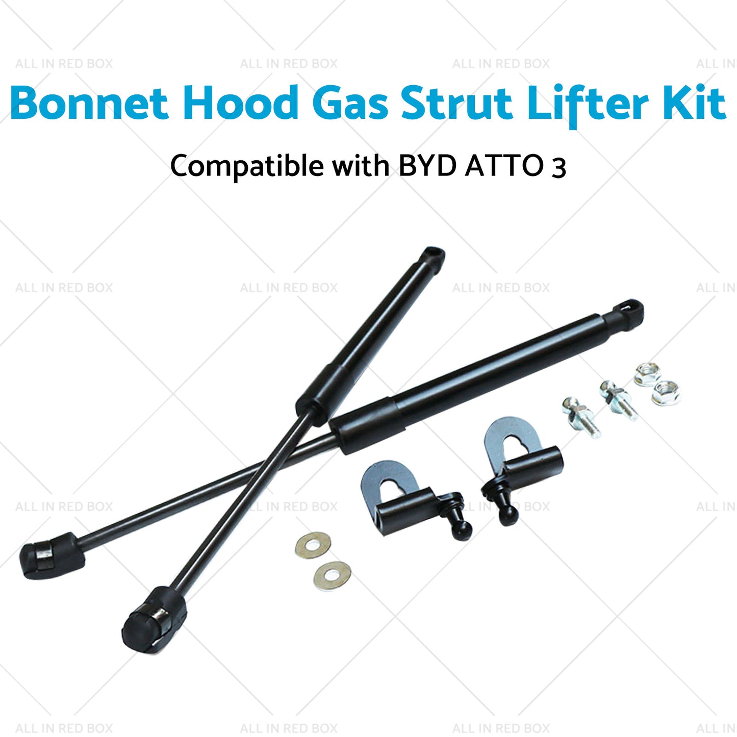 Bonnet Hood Gas Strut Lifter Kit Suitable for BYD ATTO 3 Drilling or welding 21-23