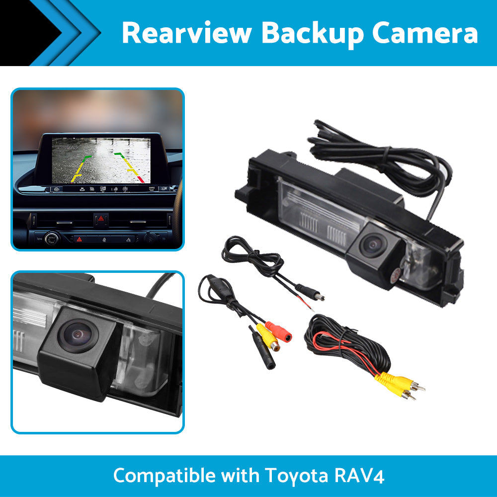 Car Reverse Camera Rear View Backup Parking Suitable for Toyota RAV4 2006-2012