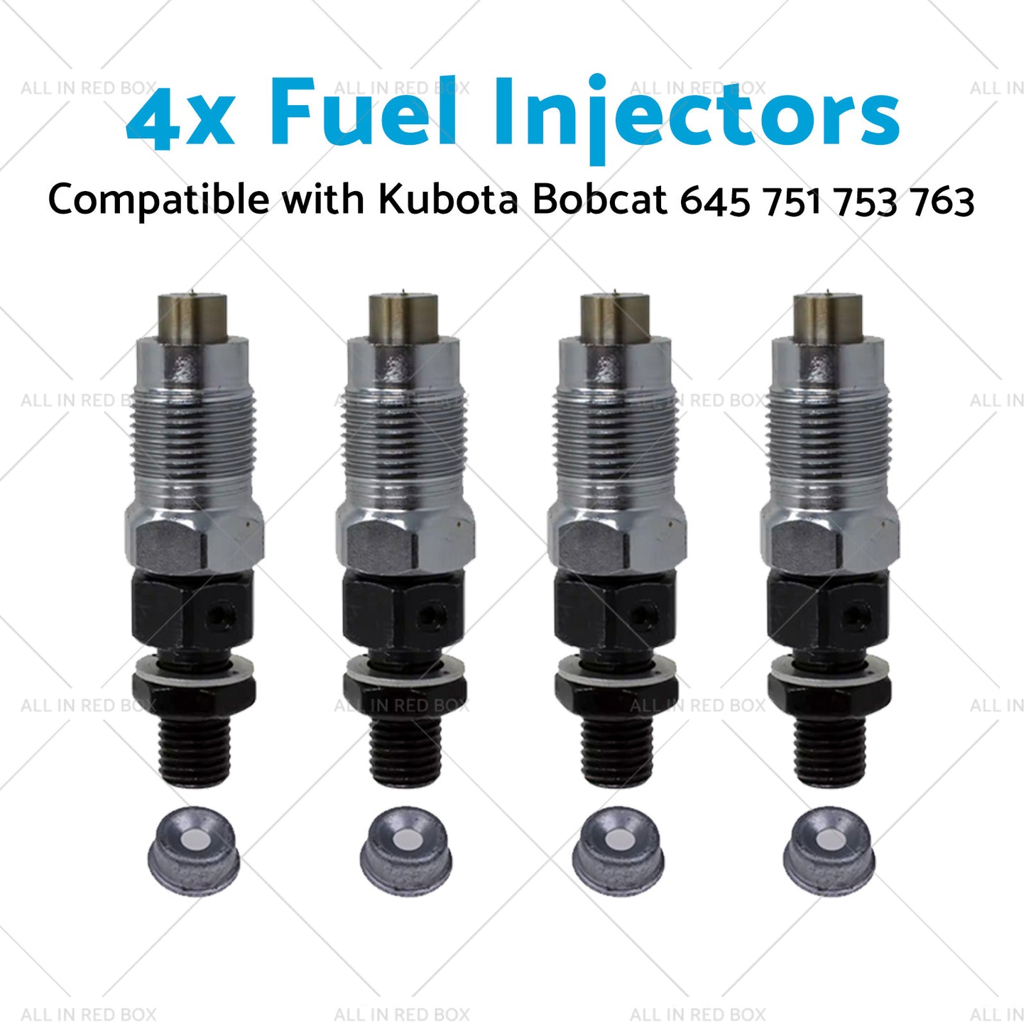 7023120 6722147 4x Fuel Injectors 6722147 Suitablefor 645 751 753 763 773 Kubota