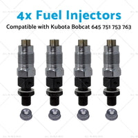 7023120 6722147 4x Fuel Injectors 6722147 Suitablefor 645 751 753 763 773 Kubota