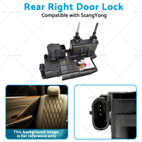 Rear Right Door Lock 71320-34002 713203-4002 Suitable for SsangYong Korando C