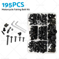 195PCS Motorcycle Fairing Bolt Body Screw Suitable For Kawasaki Ducati Honda