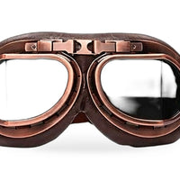 Vintage Pilot Motorcycle Racing Goggles Suitable for ATV UTV Dirt Bike