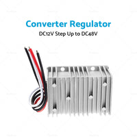 Waterproof DC 12V to DC 48V 8A Step-Up Booster Power Converter Regulator