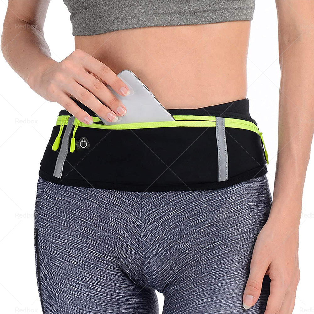 Waterproof Running Hiking Sport Bum Bag Travel Money Phone Belt Waist Zip Pouch